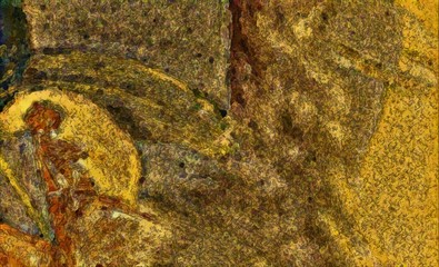 Creative painting pictorial art. Colorful wallpaper in modern style. Abstract texture background. Digital artwork for graphic design or pints on canvas. Stock. Can be used as conceptual pattern.