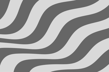 Geometric background with parallel wavy monochrome lines.