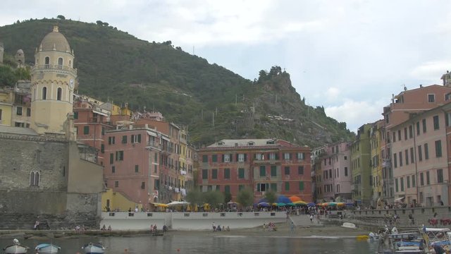 The Guglielmo Marconi Square in Vernazza