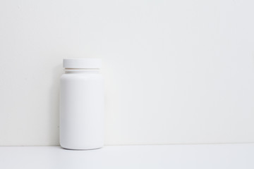 White medicine bottle