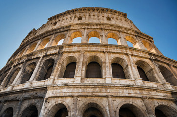 Fototapeta premium Famous landmark Roman colosseum