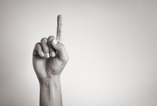 1,141 Number One Finger Sign Stock Photos, High-Res Pictures, and Images -  Getty Images
