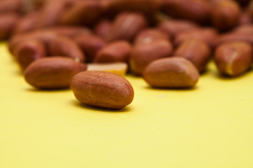A group of red peanuts 