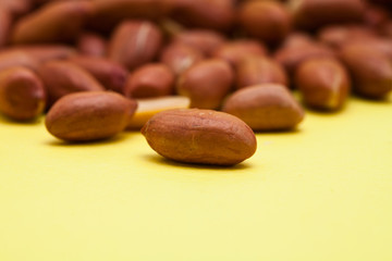 Obraz premium A group of red peanuts 