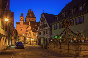 Obraz premium Rothenburg ob der Tauber, Niemcy