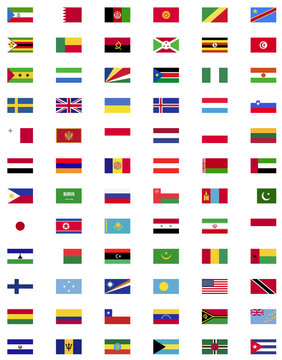 World flags collection