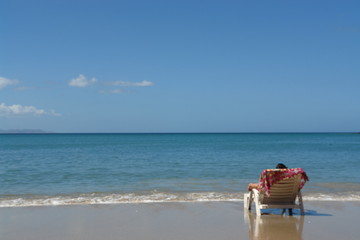 women in beach