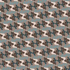 Abstract seamless pattern with colorful elements.