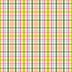 Plaid background in spring colors