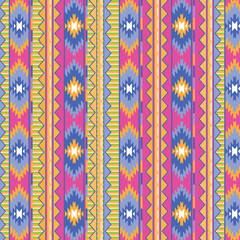 ethnic seamless patterns. Aztec geometric backgrounds. Stylish navajo design. Modern handmade abstract wallpaper.