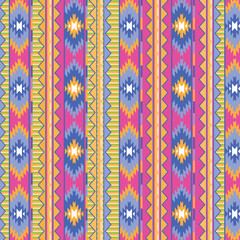 ethnic seamless patterns. Aztec geometric backgrounds. Stylish navajo design. Modern handmade abstract wallpaper.
