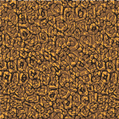 Trendy Leopard or cheetah skin seamless pattern, animal fur background . Fabric design, wrapping paper, textile.