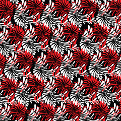 abstract seamless pattern, geometric ornament. Tribal ethnic background, graphic repeating texture.