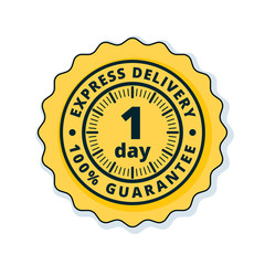 One Day Express Delivery illustration