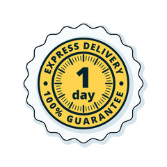 One Day Express Delivery illustration