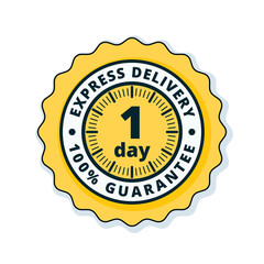 One Day Express Delivery illustration