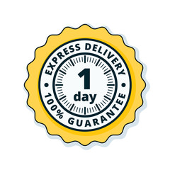 One Day Express Delivery illustration