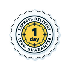 One Day Express Delivery illustration