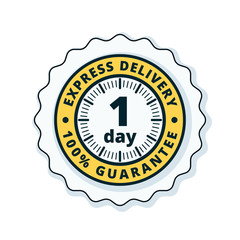 One Day Express Delivery illustration