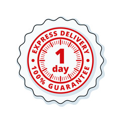 One Day Express Delivery illustration