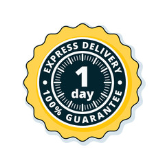 One Day Express Delivery illustration