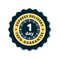 One Day Express Delivery illustration