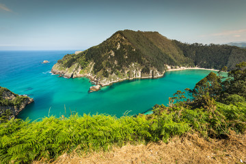 Lower Estuary from the Mirador Tina Minor. Municipality of Val de San Vicente, Cantabria.