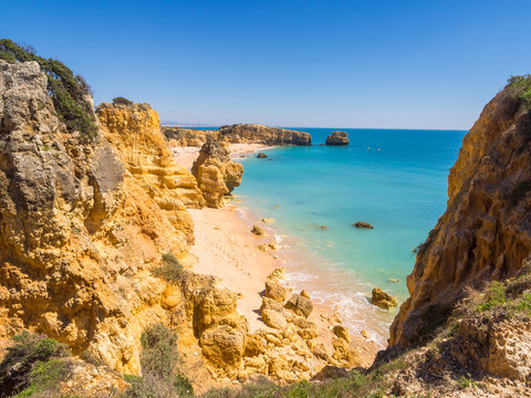 Praia de Sao Rafael (Sao Rafael beach) in Algarve region, Portugal