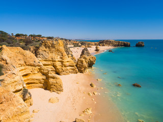 Praia de Sao Rafael (Sao Rafael beach) in Algarve region, Portugal