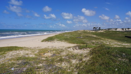 A beautiful view of the beach