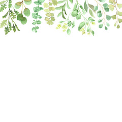 Watercolor Greenery and Floral Design