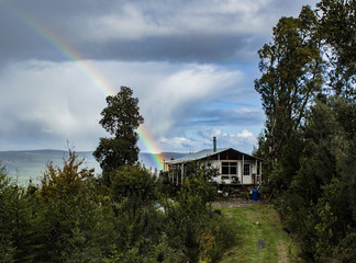 Fototapeta na wymiar Landscape, Osorno, Chile