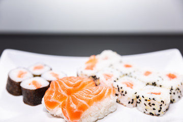 Sushi, a typical Japanese food