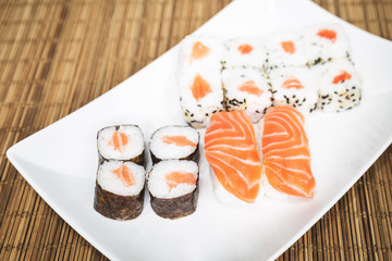 Sushi, a typical Japanese food