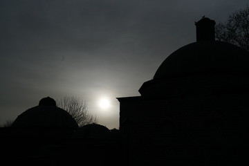 sunrise in sultanahmet mosque