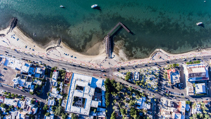Aerial shots from La Paz bay, Baja California Sur, Mexico. - 200470645