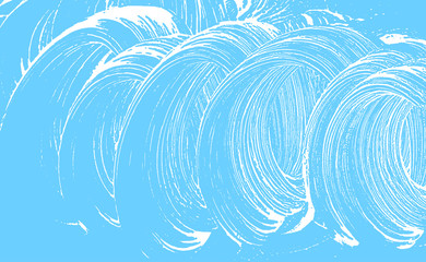 Fototapeta na wymiar Natural soap texture. Adorable light blue foam trace background. Artistic delicate soap suds. Cleanliness, cleanness, purity concept. Vector illustration.