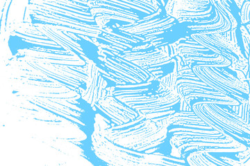 Natural soap texture. Amusing light blue foam trace background. Artistic enchanting soap suds. Cleanliness, cleanness, purity concept. Vector illustration.