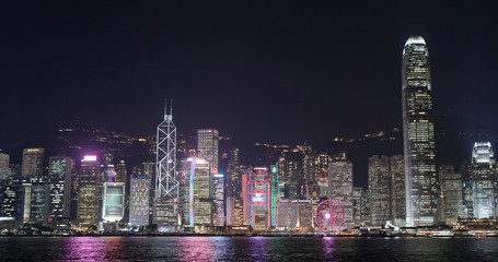 Hong Kong at night