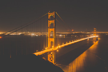 Golden Gate Bridge at Night