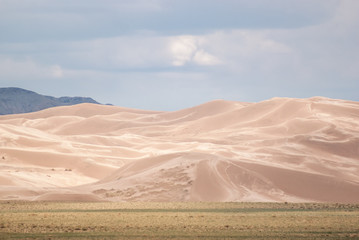 Sand dunes in Gobi desert