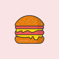 Burger - vector illustration