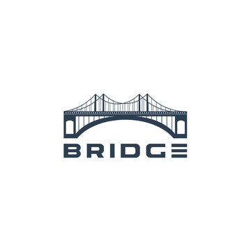 bridge logo template vector illustration