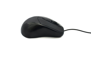 new computer mouse isolated on white background