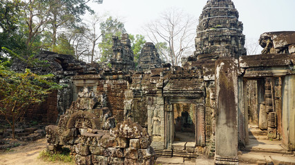 Naklejka premium ankor wat temple complex