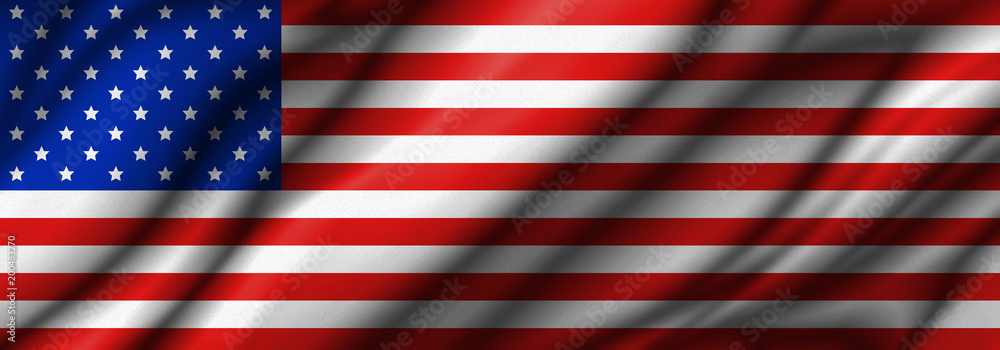 Wall mural usa or america flag background