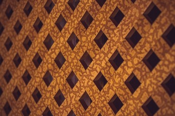 Texture of wooden mesh.