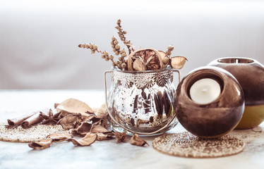 Still life details in the interior