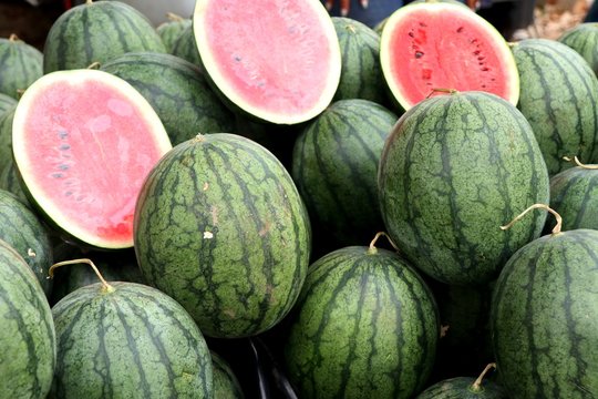 watermelon at the street food