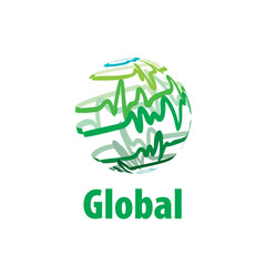 vector logo globe